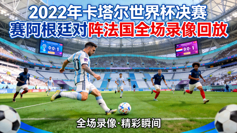 2022年卡塔尔世界杯决赛阿根廷对阵法国全场录像回放