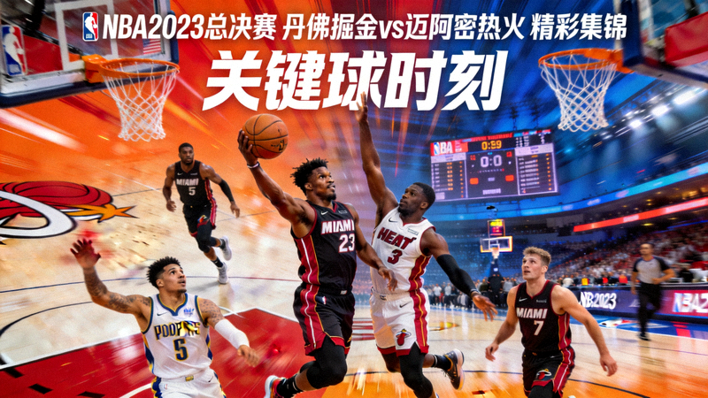 NBA2023总决赛丹佛掘金对阵迈阿密热火全场录像精彩集锦